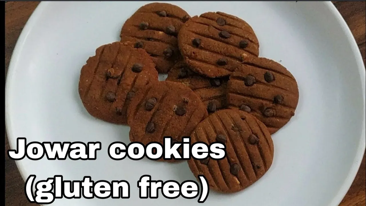 jowar cookies/ biscuits recipe with jaggery gluten free healthy tiffin breakfast snacks for kids