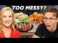 What s the WORST First Date Food ft Angela Kinsey