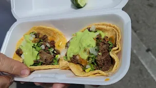 Taco Time taco review Tuxies Juices Riverside CA