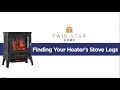 How to Find Your Electric Fireplace Stove Heater Legs