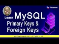 Free MySQL Tutorial for Beginners - How to create SQL Primary key and Foreign Key Harisystems