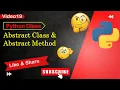 Abstract Class and Abstract method in Python in Hindi 19