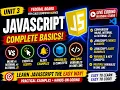 9th Class CS Unit 3 JavaScript Events Alerts Variables Live Coding FBISE 2026