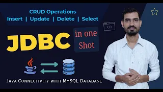 Java JDBC Complete Tutorial Insert Update Delete Select CRUD Operations Database Connectivity