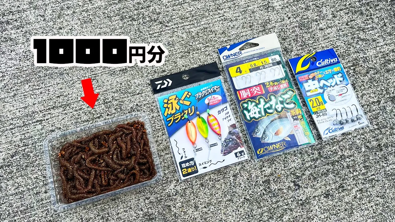 1000円分のジャリメを使って釣りをしたら何種類釣れるの? | アナハゼティ Anahazeti|YouTubeランキング