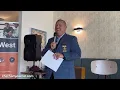 Part 1 Chatham County Sheriff Mike Roberson speaks at 79 West Breakfast - 11 5 24