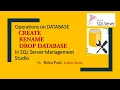 How to Create Rename and Drop or Delete Database in Sql Server 2017 for Beginners Techno Katta