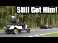 Golf Cart Gives Built Corvette a Massive Head Start in Drag Race