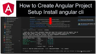 How To Create Angular Project Setup Install Angular cli