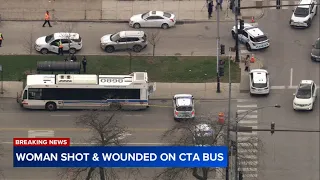 Woman injured after shots fired at CTA bus in Bronzeville Chicago police say