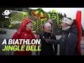 Lagu Jingle Bells, Biathlon Style 🎄 | Athletes \u0026 Fans Sing Goodbye to 2025