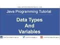 Java Programming Language Lect 3 Java Data Types And Variables