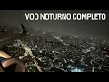 Voo Noturno Completo Congonhas Santos Dumont Embraer 195 da AZUL