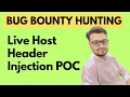 Live Host Header Injection POC Real-Time Exploit Security Risks