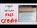 Her Teacher gave her No Credit for this Math Question