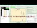 Excel Hyberbolic Curve Fit Utility