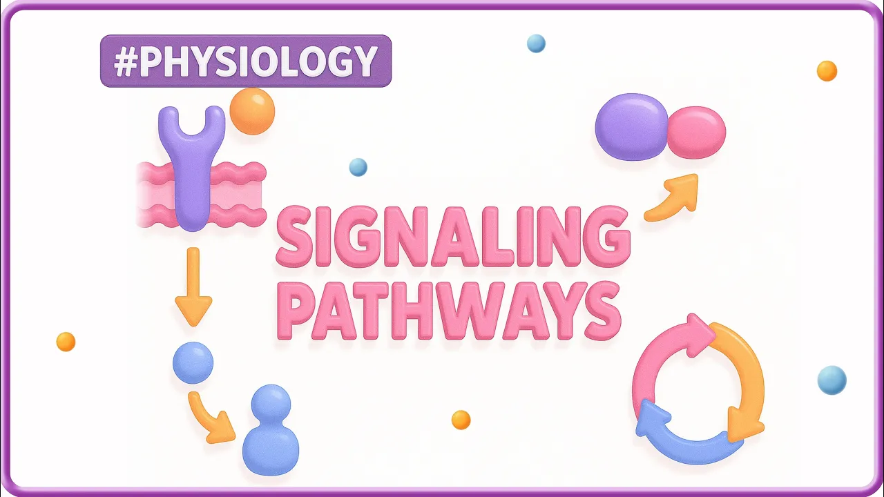 5. Signaling Pathways Physiology | NEET PG/FMGE/USMLE Must-Know Concepts by Dr Sree Teja