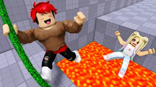 ESCAPA del MONO para GANAR en ROBLOX con LYNA ! 🐒 +1 Speed Monkey Escape