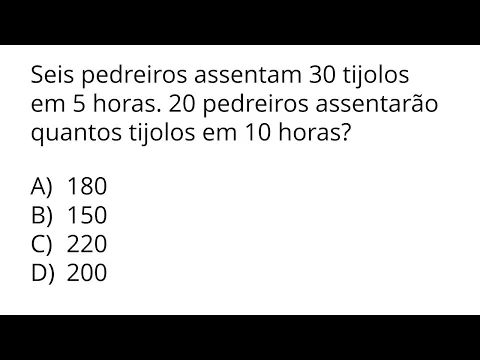 Download MP3 QUESTÃO DE REGRA DE TRÊS IMPERDÍVEL EM PROVA! POUCOS CONSEGUEM RESOLVER!