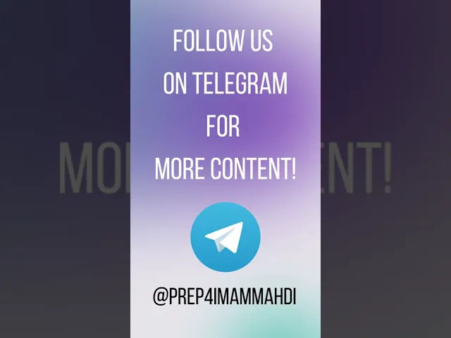 ⁣Follow Us On Telegram @prep4imammahdi #shorts