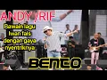 Lagu ANDY /RIF NYANYIKAN LAGU BENTO, DENGAN GAYA NYA YANG NYENTRIK