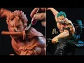 Sculpting RORONOA ZORO One Piece Timelapse