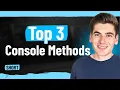 Stop Using console log Use These Methods Instead
