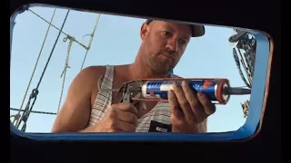 A Close call with a ship while Night Sailing Episode 47 Sailing Catalpa