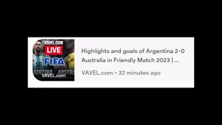 VAVEL com Highlights and goals of Argentina 2-0 Australia in Friendly Match 2023