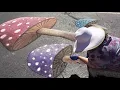 A Sidewalk Chalk Mural Time-lapse
