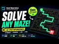 Smart Maze Solver Mini Game Project Demo HTML CSS JavaScript Source Code