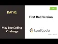 Leetcode Day 1 - First Bad Version Arabic