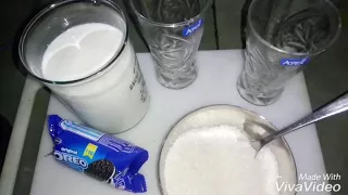 How to Make Oreo Milkshake | Oreo Milkshake Without Ice Cream. 