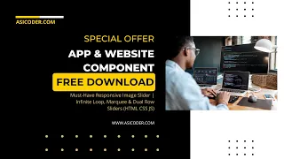 Must-Have Responsive Image Slider Infinite Loop Marquee Dual Row Sliders HTML CSS JS asicoder