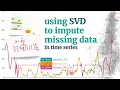 Using Singular Value Decomposition to IMPUTE Missing Data in Time Series