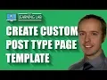 Custom Post Type Template - Create One To To Customize Designs