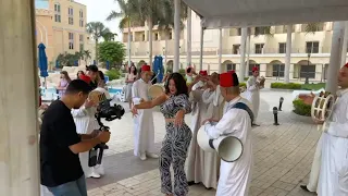 الفيديو كامل الراقصة بديعة مع فرقة حظوظ   دندنها