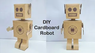 how to make a robot with cardboard diy robot making at home science projects