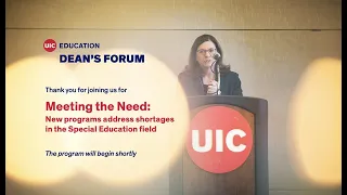 UIC College of Education Dean s Forum - February 2026