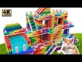 Download Lagu Bouw het mooiste herenhuis met magnetische ballen (bevredigend) | Magneet World Series