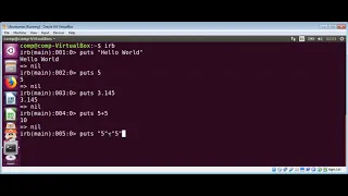 The puts Method in Ruby