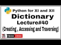 Dictionary in Python Class 11 cbse Dictionaries in Python Class 11 cbse Sumita Arora