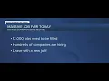 Massive job fair happening today