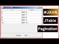 Java Table Data Navigation - Create Next and Previous Buttons to Navigate Through Table Data In Java