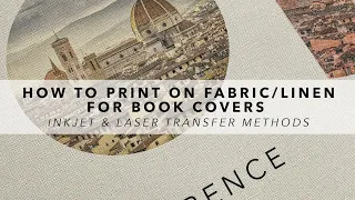 How to Print on for Book Covers Inkjet Laser Method Tutorial