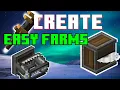 How to make a Create Tree Farm or Crop Farm Mastering Automation Create Mod Tutorial