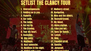 SETLIST THE CLANCY TOUR 2024-2025 -