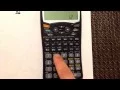 Reducing a fraction using your Sharp EL-531W calculator