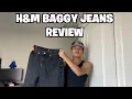 H M Black Baggy Jeans REVIEW