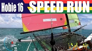 Hobie 16 going for speed  Multicam with live commentary